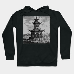 Ancient Chinese Pagoda Buddhist Temple in China Hoodie